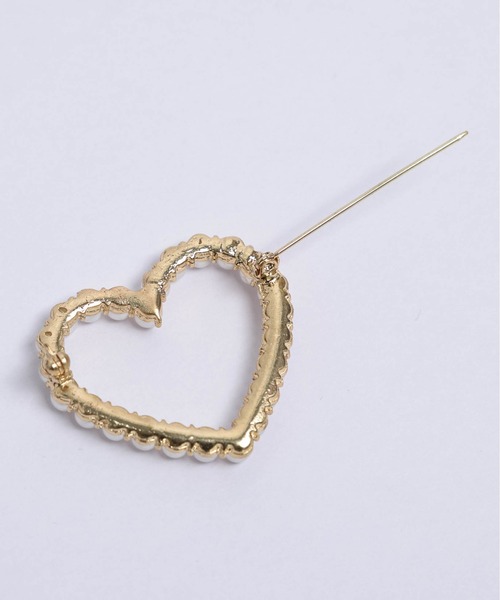 Lajour（ラジュール）の「日本製ブローチ付きプルオーバー（Tシャツ/カットソー・レディース・ネイビー/ブラック・フリー）」の19枚目の写真