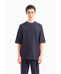 ARMANI EXCHANGE | 【A|X アルマーニ エクスチェンジ】AXロゴ 半袖クルーネックワッフルカットソー(Tシャツ/カットソー)