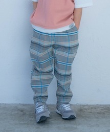 チェックイージーパンツ