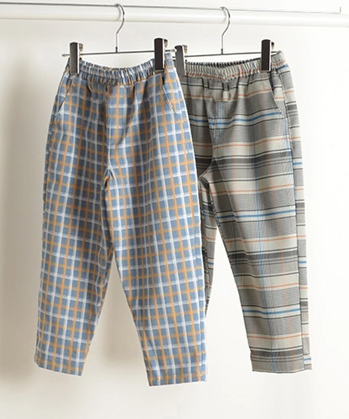 and D. petit main（アンドディープティマイン）の「チェックイージーパンツ（その他パンツ・キッズ・ベージュ/ブルー・130cm/120cm/110cm/100cm/90cm）」の14枚目の写真