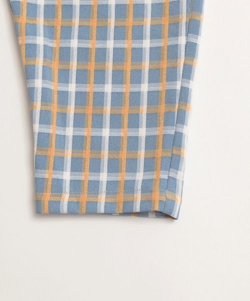 and D. petit main（アンドディープティマイン）の「チェックイージーパンツ（その他パンツ・キッズ・ベージュ/ブルー・130cm/120cm/110cm/100cm/90cm）」の10枚目の写真