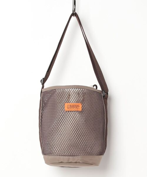 UNIVERSAL OVERALL（ユニバーサルオーバーオール）の「UNIVERSAL OVERALL / UO ポーチインメッシュショルダーS / UVO-184（ショルダーバッグ・レディース・ライトブルー/ブラック/グレー/モカ・ONESIZE）」の15枚目の写真