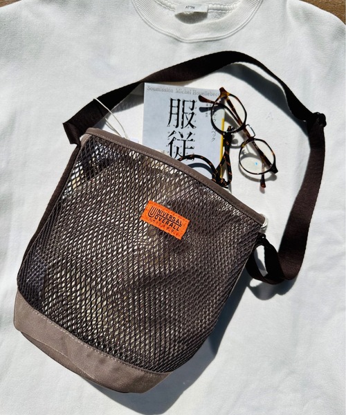 UNIVERSAL OVERALL（ユニバーサルオーバーオール）の「UNIVERSAL OVERALL / UO ポーチインメッシュショルダーS / UVO-184（ショルダーバッグ・レディース・ライトブルー/ブラック/グレー/モカ・ONESIZE）」の21枚目の写真
