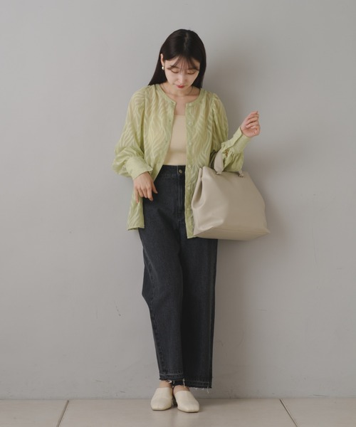 Kastane(カスタネ)の「【Kolors like you/A4サイズ】2way handbag(ハンドバッグ・レディース・アイボリー/ブラック・FREE)」の6枚目の写真