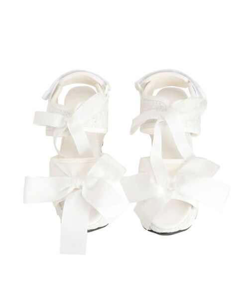 【セール】glitterリボンスニーカーサンダル（サンダル）｜merry jenny（メリージェニー）