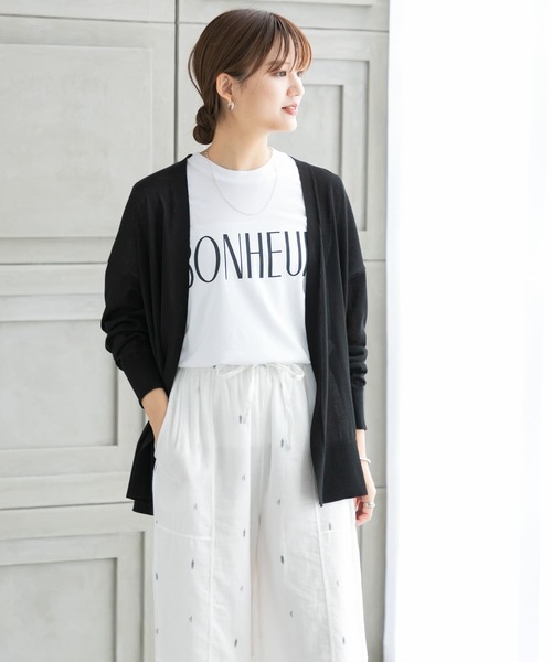 URBAN RESEARCH（アーバンリサーチ）の「『MADE IN JAPAN』 ソフトコットンロゴTシャツ（Tシャツ/カットソー・レディース・グレー系その他/ホワイト/グリーン・FREE）」の10枚目の写真