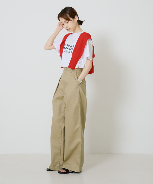 URBAN RESEARCH（アーバンリサーチ）の「『MADE IN JAPAN』 ソフトコットンロゴTシャツ（Tシャツ/カットソー・レディース・グレー系その他/ホワイト/グリーン・FREE）」の19枚目の写真