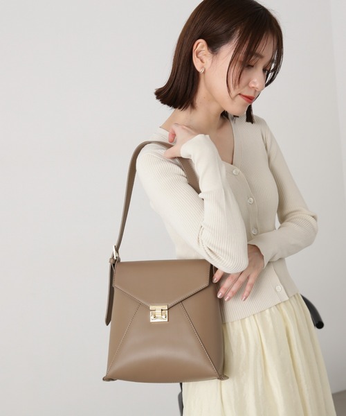 N.(N. Natural Beauty Basic)(エヌエヌナチュラルビューティーベーシック)の「◆ヴィンテージライクワンショルダーバッグ(ショルダーバッグ・レディース・ブラック/ベージュ/ブラウン・FREE)」の21枚目の写真