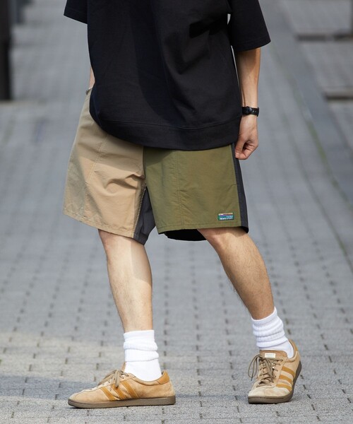 FREAK'S STORE（フリークスストア）の「限定展開 コットンナイロン パッカブル イージーショーツ（その他パンツ・メンズ・ブラック系その他/チャコールグレー/レッド/レオパード/ブラック/ブラック系その他2/オリーブ/ベージュ/ミント/ネイビー/パープル/マスタード/その他1/カモフラージュ・SMALL/MEDIUM/LARGE）」の13枚目の写真