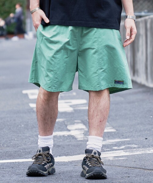 FREAK'S STORE（フリークスストア）の「限定展開 コットンナイロン パッカブル イージーショーツ（その他パンツ・メンズ・ブラック系その他/チャコールグレー/レッド/レオパード/ブラック/ブラック系その他2/オリーブ/ベージュ/ミント/ネイビー/パープル/マスタード/その他1/カモフラージュ・SMALL/MEDIUM/LARGE）」の21枚目の写真