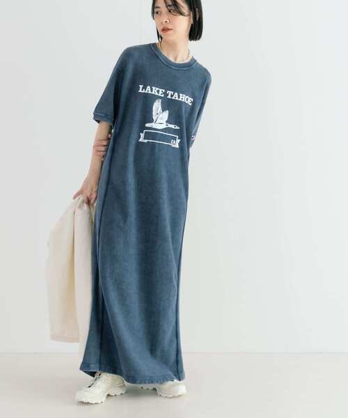 別注 Champion×URBAN RESEARCH スエットワンピ グレー Champion（チャンピオン）の「『別注』Champion×URBAN RESEARCH