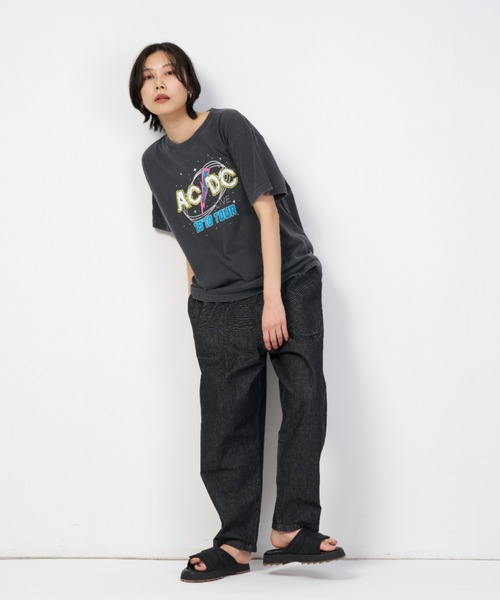 GOOD ROCK SPEED(グッドロックスピード)の「AC/DC エーシー・ディーシー Tシャツ(Tシャツ/カットソー・レディース・チャコールグレー・FREE)」の8枚目の写真