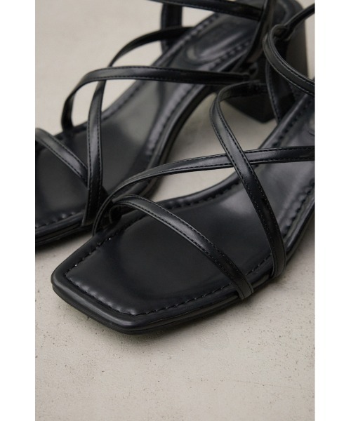 AZUL by moussy（アズールバイマウジー）の「ナロークロスストラップサンダル（サンダル・レディース・ブラック/アイボリー/シルバー・LL/LARGE/MEDIUM/SMALL）」の22枚目の写真