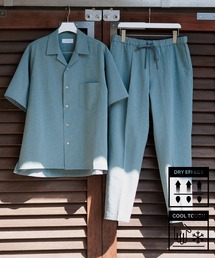 ADAM ET ROPE' | 2点セット【RIRANCHA / リランチェ】セットアップ / オープンカラーシャツ&イージーパンツ / イージーケア / ユニセックス(セットアップ)