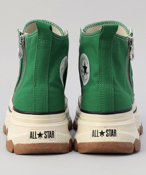 FREAK'S STORE（フリークスストア）の「CONVERSE/コンバース ALL STAR TREKWAVE Z HI/オールスター トレックウエーブ Z HI（スニーカー・レディース・グリーン/オフホワイト・24.5cm/23.5cm）」の7枚目の写真