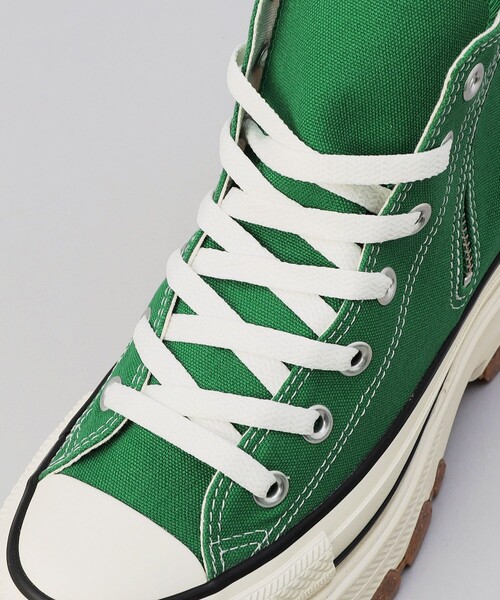 FREAK'S STORE（フリークスストア）の「CONVERSE/コンバース ALL STAR TREKWAVE Z HI/オールスター トレックウエーブ Z HI（スニーカー・レディース・グリーン/オフホワイト・24.5cm/23.5cm）」の4枚目の写真