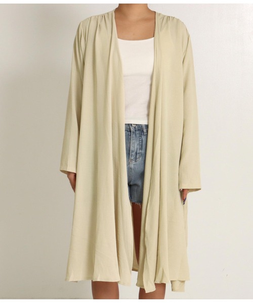 anap mimpi(アナップミンピ)の「ロング丈 ユッタリ カーディガン(カーディガン/ボレロ・レディース・ミント/モカ/ベージュ・FREE)」の19枚目の写真