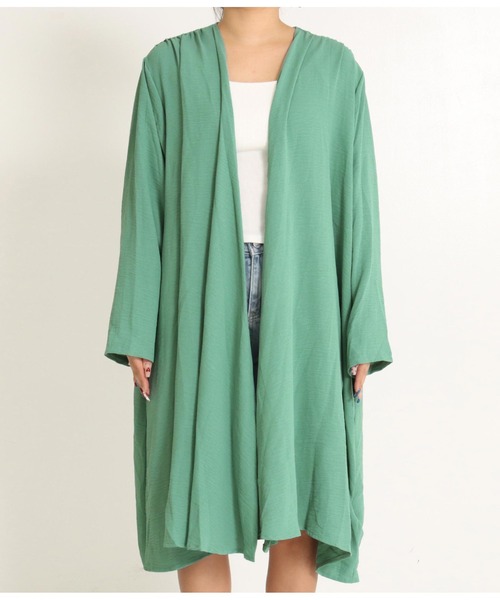 anap mimpi(アナップミンピ)の「ロング丈 ユッタリ カーディガン(カーディガン/ボレロ・レディース・ミント/モカ/ベージュ・FREE)」の20枚目の写真