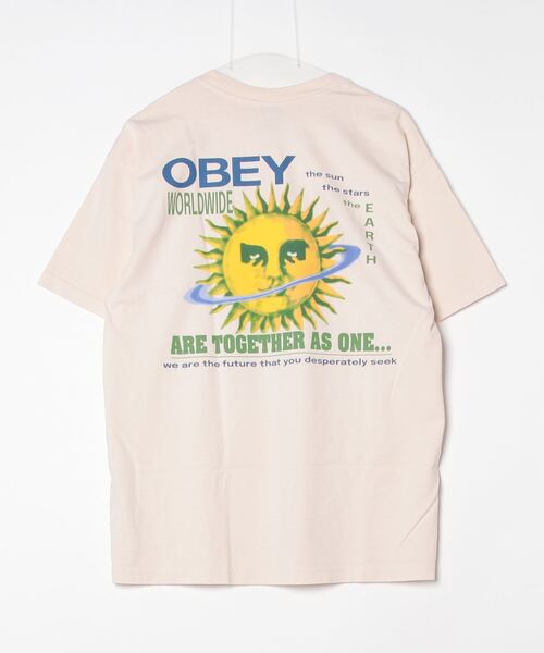 OBEY（オベイ）の「OBEY/オベイ 半袖Tシャツ リラックスシルエット コットン 166913759（Tシャツ/カットソー・メンズ・スミクロ/ホワイト・M/L/XL）」の10枚目の写真