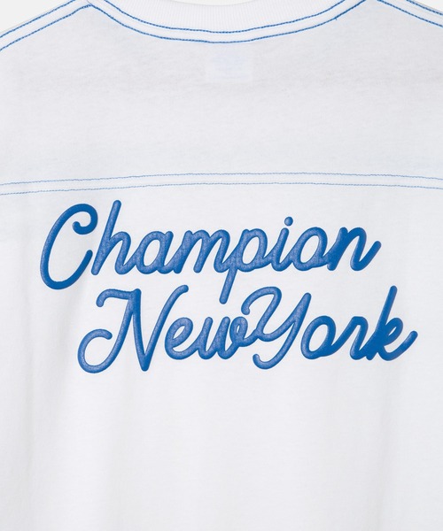 Champion（チャンピオン）の「【KIDS】【Champion/チャンピオン】SHORT SLEEVE BACK LOGO Tシャツ（Tシャツ/カットソー・キッズ・チャコールグレー/キナリ・120/130/140/150）」の22枚目の写真