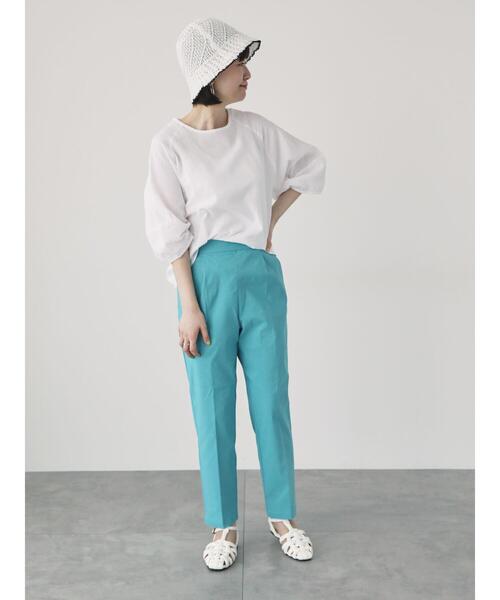 Lugnoncure（ルノンキュール）の「バックファスナーサッカーブラウス（シャツ/ブラウス・レディース・オフホワイト/ブラック/ネイビー・F）」の22枚目の写真