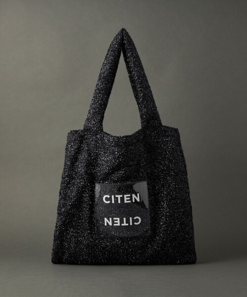 CITEN(シテン)の「<CITEN>キラキラクリアロゴトートバッグ(トートバッグ・レディース・ブラック/ロイヤルブルー/シルバー/ベージュ/オリーブ/ダークグリーン/ライトピンク・FREE)」の13枚目の写真