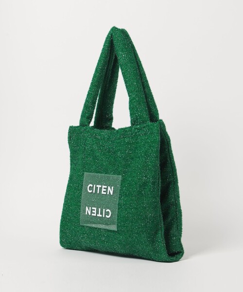 CITEN(シテン)の「<CITEN>キラキラクリアロゴトートバッグ(トートバッグ・レディース・ブラック/ロイヤルブルー/シルバー/ベージュ/オリーブ/ダークグリーン/ライトピンク・FREE)」の12枚目の写真