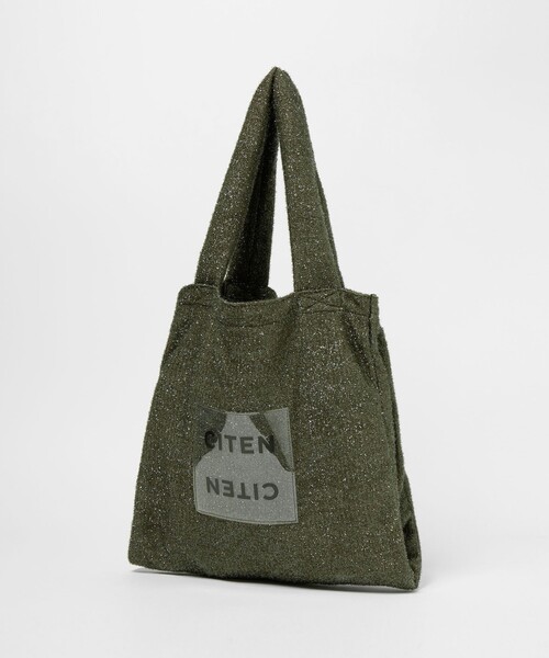 CITEN(シテン)の「<CITEN>キラキラクリアロゴトートバッグ(トートバッグ・レディース・ブラック/ロイヤルブルー/シルバー/ベージュ/オリーブ/ダークグリーン/ライトピンク・FREE)」の10枚目の写真