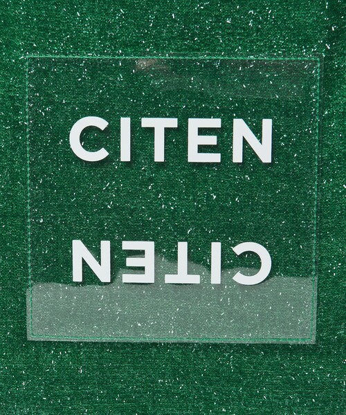 CITEN(シテン)の「<CITEN>キラキラクリアロゴトートバッグ(トートバッグ・レディース・ブラック/ロイヤルブルー/シルバー/ベージュ/オリーブ/ダークグリーン/ライトピンク・FREE)」の15枚目の写真