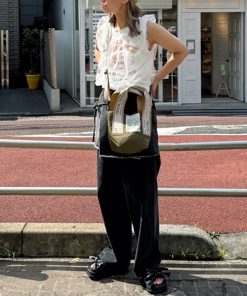 THEATRE PRODUCTS 別注ジャガードテープショルダーバッグ セール】【ZOZO限定】【THEATRE PRODUCTS/シアタープロダクツ】別注