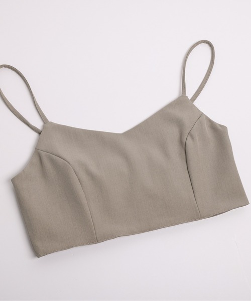 セール】ビスチェ＆ワイドパンツセットアップ（セットアップ）｜La