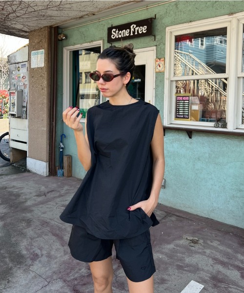 ROXY(LV[)́yZOZOACezEVERYDAY SET UP/LV[p^NgbvbVK[h{gX2_ZbgAbv()(bVK[h)