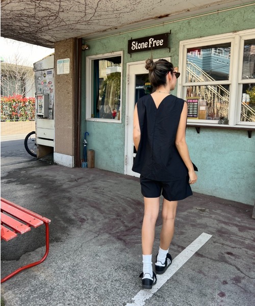 ROXY(ロキシー)の「【ZOZO限定アイテム】EVERYDAY SET UP/ロキシー水陸両用タンクトップラッシュガード&ボトムス2点セットアップ(水着)(ラッシュガード・レディース・ベージュ/グレー/ブラック・FREE)」の7枚目の写真