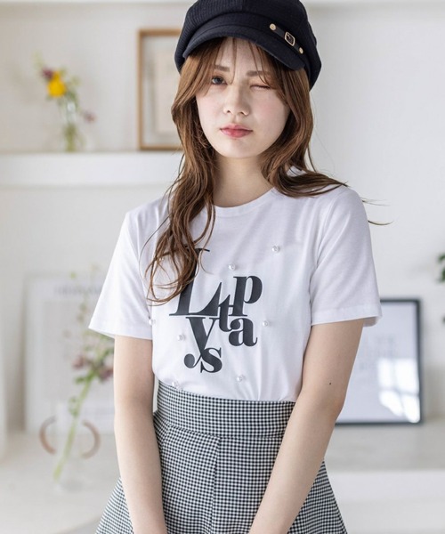 yori ギンガムチェック襟 半袖Tシャツ yori ギンガムチェック襟 半袖Tシャツ - メルカリ