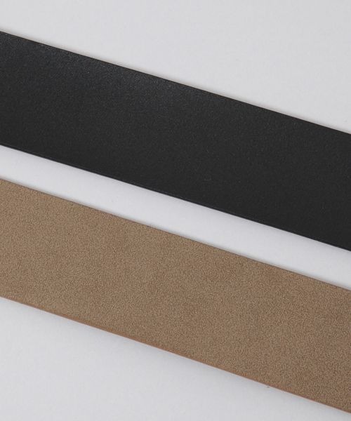 JEANASIS（ジーナシス）の「thick buckleベルト/113032（ベルト・レディース・ブラック/ベージュ・FREE）」の6枚目の写真