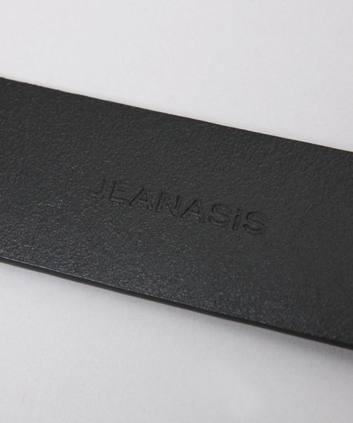 JEANASIS（ジーナシス）の「thick buckleベルト/113032（ベルト・レディース・ブラック/ベージュ・FREE）」の7枚目の写真
