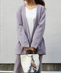 No one knows（ノーワンノーズ）の「シワになりにくいノーカラージャケット（ノーカラージャケット）」