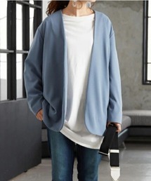 No one knows（ノーワンノーズ）の「シワになりにくいノーカラージャケット（ノーカラージャケット）」