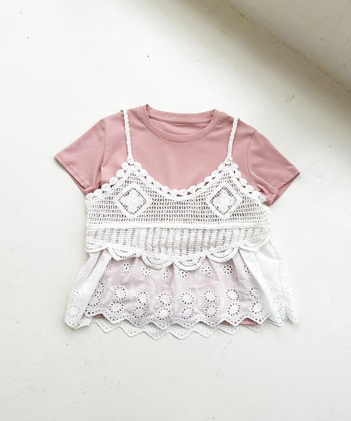 クロシェレースキャミ クロシェレースキャミワンピース | natural couture(ナチュラル