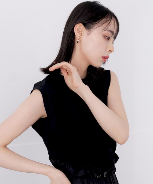LIAN(リアン)の「バイカラーフープピアス(ピアス(両耳用)・レディース・シルバー/ゴールド・FREE)」の13枚目の写真