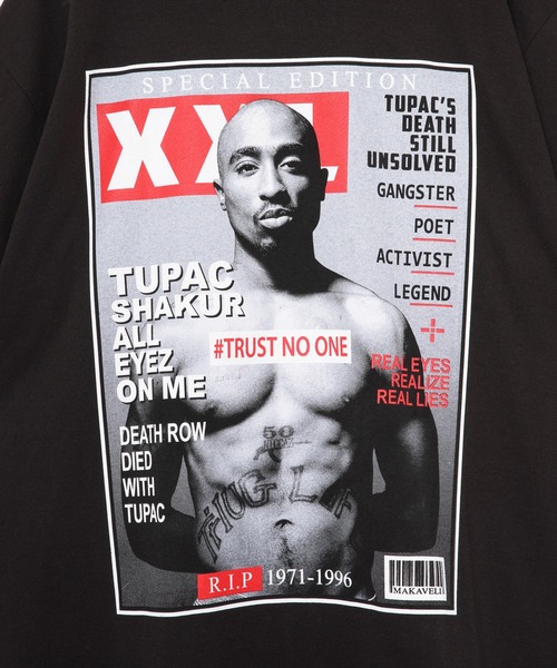 AMERICAN RAG CIE(アメリカンラグシー)の「SAWS US TEE TUPAC "XXL MAGAZINE(Tシャツ/カットソー・メンズ・ブラック・L/XL)」の13枚目の写真