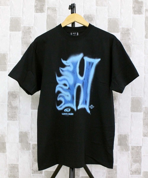 HUF（ハフ）の「ヒートウェーブ 半袖Tシャツ HEAT WAVE S/S TEE（Tシャツ/カットソー・メンズ・ベージュ/ホワイト/ブラック・S/M/L/XL）」の3枚目の写真