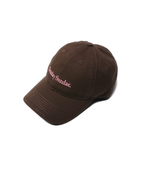 Seymour.(シーモア)の「"Sunday Sundae" EMBROIDERY CAP(キャップ・メンズ・グリーン/ブラウン・FREE)」の3枚目の写真