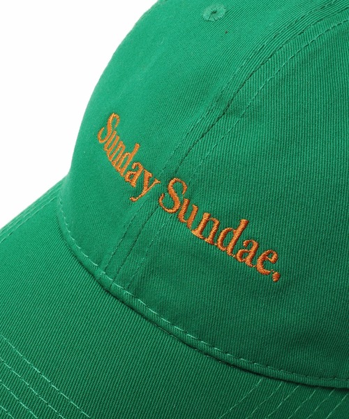 Seymour.(シーモア)の「"Sunday Sundae" EMBROIDERY CAP(キャップ・メンズ・グリーン/ブラウン・FREE)」の5枚目の写真