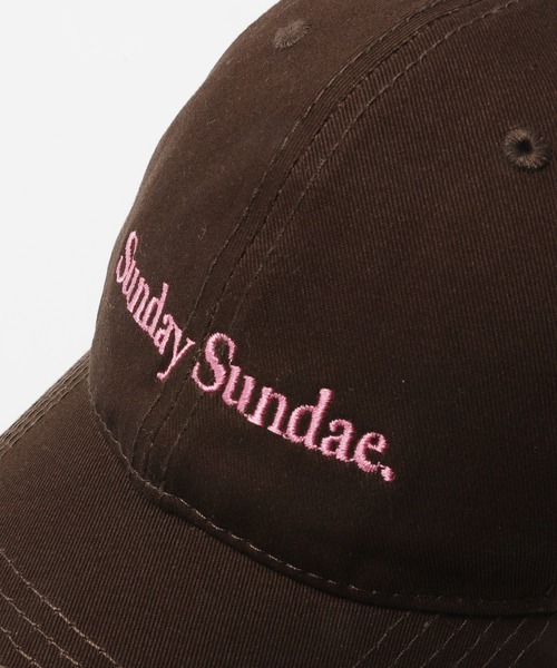 Seymour.(シーモア)の「"Sunday Sundae" EMBROIDERY CAP(キャップ・メンズ・グリーン/ブラウン・FREE)」の6枚目の写真