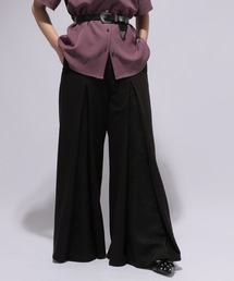 HARE | センタージャガードワイドパンツ(HARE)(スラックス)