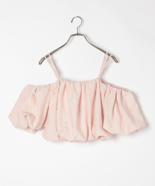 Heather（ヘザー）の「オフショルバルーンブラウス（半袖）　127440（シャツ/ブラウス・レディース・オフホワイト/ブラック/ピンク・FREE）」の21枚目の写真