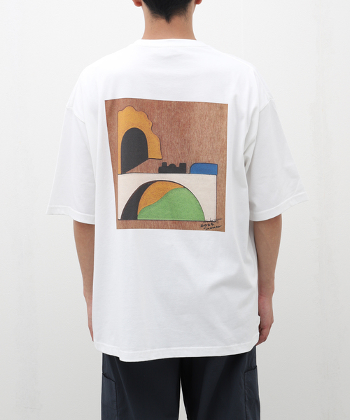 m's braque（エムズブラック）の「m's braque (エムズ ブラック) for BOUCLE FRANCH PUZZLE-Tシャツ（Tシャツ/カットソー・メンズ・ホワイト・LARGE/MEDIUM）」の3枚目の写真