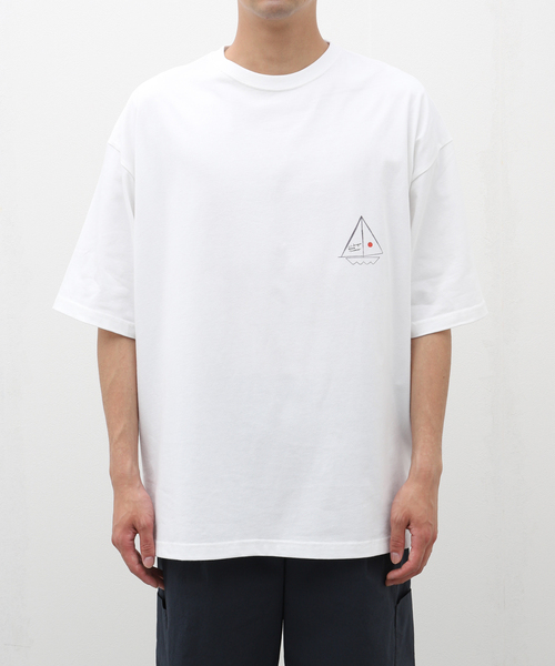 m's braque（エムズブラック）の「m's braque (エムズ ブラック) for BOUCLE FRANCH PUZZLE-Tシャツ（Tシャツ/カットソー・メンズ・ホワイト・LARGE/MEDIUM）」の4枚目の写真