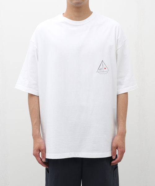 m's braque（エムズブラック）の「m's braque (エムズ ブラック) for BOUCLE FRANCH PUZZLE-Tシャツ（Tシャツ/カットソー・メンズ・ホワイト・LARGE/MEDIUM）」の6枚目の写真